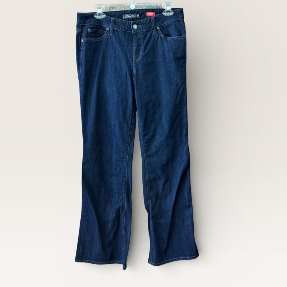 Level 99 Newport Wide Leg Jean Size 30 Casual Boho Dark Wash Stretch Denim